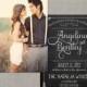 Wedding Invitation Cards -  5x7 - Wedding Invitation - the "Angelina 3"