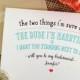 Funny Will you be my bridesmaid funny card the two things i'm sure of- the dude I'm marrying- bridesmaid card funny invitation wedding party