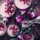Pots De Creme With Rose And Pomegranate - Sugar Et Al
