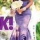 Kim Kardashian Purple One Shoulder Dress 17th Annual Screen Actors Guild Awards Red Carpet