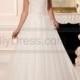 Stella York A-Line Wedding Dress With Princess Cut Neckline Style 6357