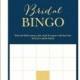 Bridal Shower Bingo Game DIY // Gold Calligraphy on Navy Background // Bridal Bingo Printable PDF // Wedding Shower Game ▷ Instant Download