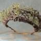 Woodland Hair Wreath, Bohemian Tiara Vine Crown, Rustic Bridal Crown, Ethereal Vine Wreath Crown, Wedding Hair Accessories, Boho Moss Crown