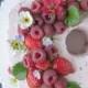 Raspberry Lychee Chiffon Cake