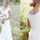 New white/ivory Lace Wedding dress Bridal Gown custom size 8 10 12 14 16 18 20