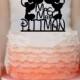 Disney wedding cake topper - Custom Wedding Cake Topper - Mickey & Minnie Cake Topper - Cake Topper - Personalized Cake topper