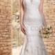 Essense Of Australia Satin Wedding Dress With Halter Neckline Style D2174