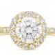 1.76 Round Cut Diamond Solitaire Engagement Ring Enhanced VS1/D 14K Yellow Gold