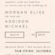 Adagio - Customizable Wedding Invitations by Moglea.