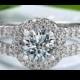 SALE!  50% Off ~ 3.25ct Round Cut Women's Engagement Wedding Ring Band Diamond Simulated 925 Sterling Silver Platinum Rhodium Finish Bridal