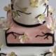 Dogwood Blossom Wedding Cake With Cupcakes