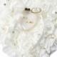 Romantic Wedding Jewelry Case Ring Bearer Pillow Holder
