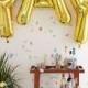Gold Letter Party Balloon