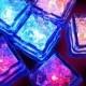 12pcs Water Sensor Multi Colors Changing Led Ice Cubes Wedding Decoration