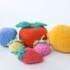 Crochet fruits, play food, Crochet food, soft toys , Handmade toy, eco friendly , kitchen decoration, set of 6 pcs