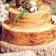 Log Wedding Cake