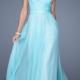 Zipper Beading Chiffon Short Sleeves Tulle Blue Pink Ruched Floor Length