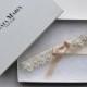 SALE ! - Lace and Light Peach Silk Wedding Garter, Lace and Silk Bridal Garter, Toss Garter Gift Set, Bridal Lingerie, Designer Lingerie