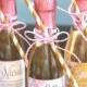 Custom Mini Champagne Will You Be My Bridesmaid Labels - Will You Be My Maid Of Honor & Bridesmaid Gift - Mini Champagne Label