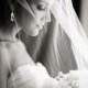 Wow, What A Beautiful Photo! A Must Have Wedding Photo! Bride With Veil Black And White - Puck Wedding