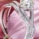 Platinum Simon G. MR1394 Fabled Diamond Wedding Set