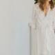 Lace Bridal Maxi Length Robe
