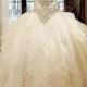 Wedding Ball Gown  Luxury Beaded Crystal Organza Empire Sweetheart Strapless Wedding Dresses Wedding Dress Bridal Gown Vintage Wedding Dress From Hjklp88, $272.0