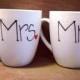 Mr Mrs Wedding Coffee Mugs