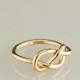 12g Infinity knot ring, 10kt solid gold, yellow or rose, massive, huge, mens wedding ring, womens engagement ring, statement, promise