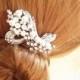 Wedding Hair Comb, Art Deco Hair Accessories, Vintage Bridal Hair Comb, Pearl Hair Comb, Old Hollywood Bridal Comb, BETTE