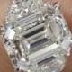 4.01ct Estate Vintage Emerald Diamond 3 Stone Engagement Wedding Platinum Ring EGL USA