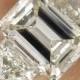 GIA 2.76ct Estate Vintage Emerald Diamond Three Stone Engagement Wedding Platinum Ring