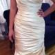 Blush Duchess Silk Satin Wedding Dress Low Back SAMPLE SALE