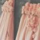2016 Mix and Match Coral Bridesmaid dress, Mismatch Empire Baby Flower Girl dress, A Line Short Chiffon Rosette dress (JK006/JK005)-Renzrags