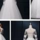 Illusion Lace Long Sleeves Ball Gown Wedding Dress