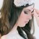 Bridal Hair Accessory, lace headpiece, tiara - Aurelia