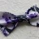 satin bow tie violet floral bowtie white bowties witn purple mens wedding tie boyfriend necktie toddler boss gift dad pourpre noeud papillon