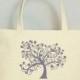 WELCOME BAG Set of 20 Tree of Life Wedding Welcome Tote, Hotel Guest Favor Bag, Wedding Favor, Out of Town Guest Welcome Bag, Rustic Canvas