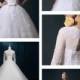 Straps V-neck Beaded Lace Appliques A-line Wedding Dress