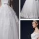 Off-the-shoulder Lace Appliques Bridal Ball Gown