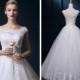 Straps Beaded Lace Ball Gown Wedding Dress
