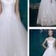 High Neck Princess Lace Ball Gown Wedding Dress