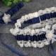 Navy Blue And Beige Satin And Lace Wedding Garter Set