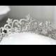 Victorian Scroll Crystal Bridal Tiara, EDITH Swarovski Crystal Bridal Crown, Diadem, Crystal Wedding Tiara, Diamante Tiara, Bridal Tiara