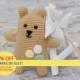 Fantasy bear Baby bear toy Crochet brown bear Plush animal Amigurumi bear Stuffed toy Gift for kids Soft safe toy Kids tiny toy Handmade toy