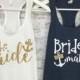 Nautical Bridal Tanks, Brides Mates, Brides Crew Tank, Bridesmaid Tank Top, Bridesmaid Tanks, Bridal Party Shirts