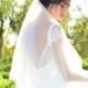 Wedding Bridal Veil, wedding veil, Bride Veil, ivory white bridal veil Fingertip length Wedding Bridal Veil white, ivory,