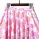 2016 New Hot Cute Cartoon Cat Digital Printing Skirt Skt1208