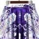 Womens Boutique Fan Series With Best Selling Digital Flower Pleated Skirts Skt1200