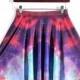 Hot Digital Color Nebula Skirt Skt1191